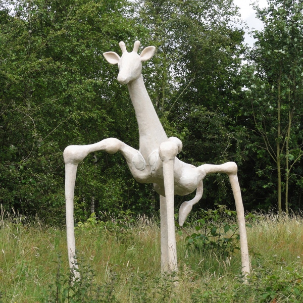 Giraffe (2009) Polyester, Fiberglass, Iron